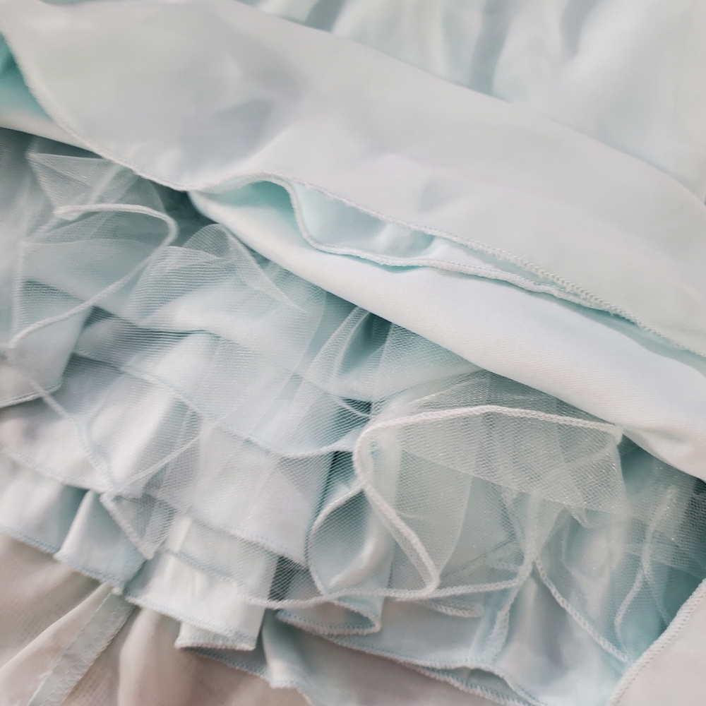 Speechless Beaded Rhinestones Chiffon Floral Lace Cocktail Mini Dress 3 Layered - Picture 5 of 8